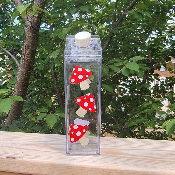 Mushroom Milk Carton Bottle